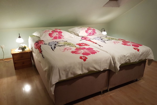Schlafzimmer sicht-Doppelbett