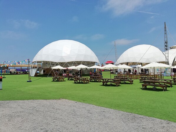 Outdoor dining - Lodging apartment for rent with Sea View (San Miguel)