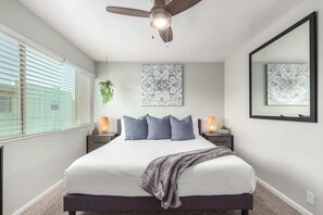 2 makuuhuonetta, silitysrauta/-lauta, vauvan matkasänky, Wi-Fi