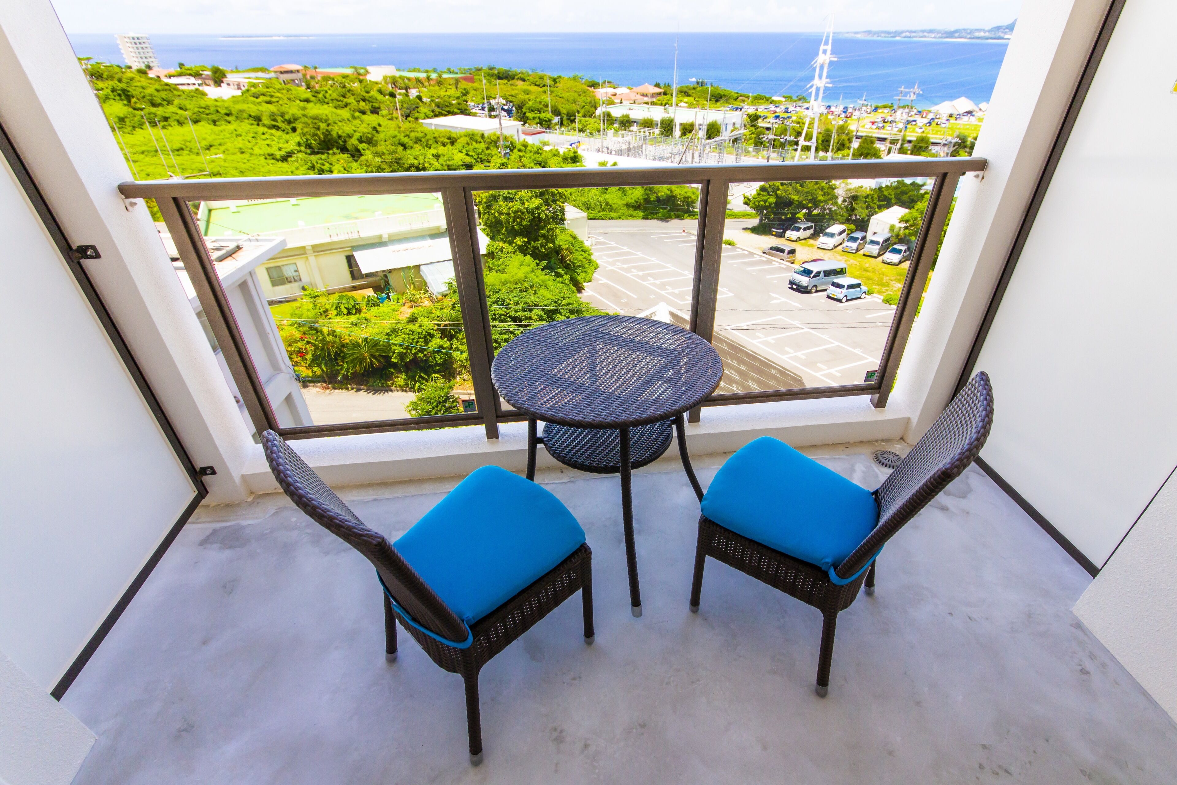 Kamar Twin, Bebas Asap Rokok, pemandangan samudra (Umikaze) | Pemandangan balkon