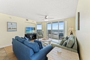 TV, DVD player - Cozy Corner Unit, Jacuzzi Tub and Recliner, Lazy River | Crescent Shores - S 312 (North Myrtle Beach)