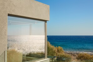 Property grounds - Beachfront Moonlight villa for large groups (Koutsouras)