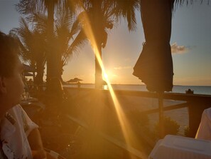 Vue sur la plage/l’océan