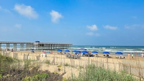 Accommodatie ligt op het strand