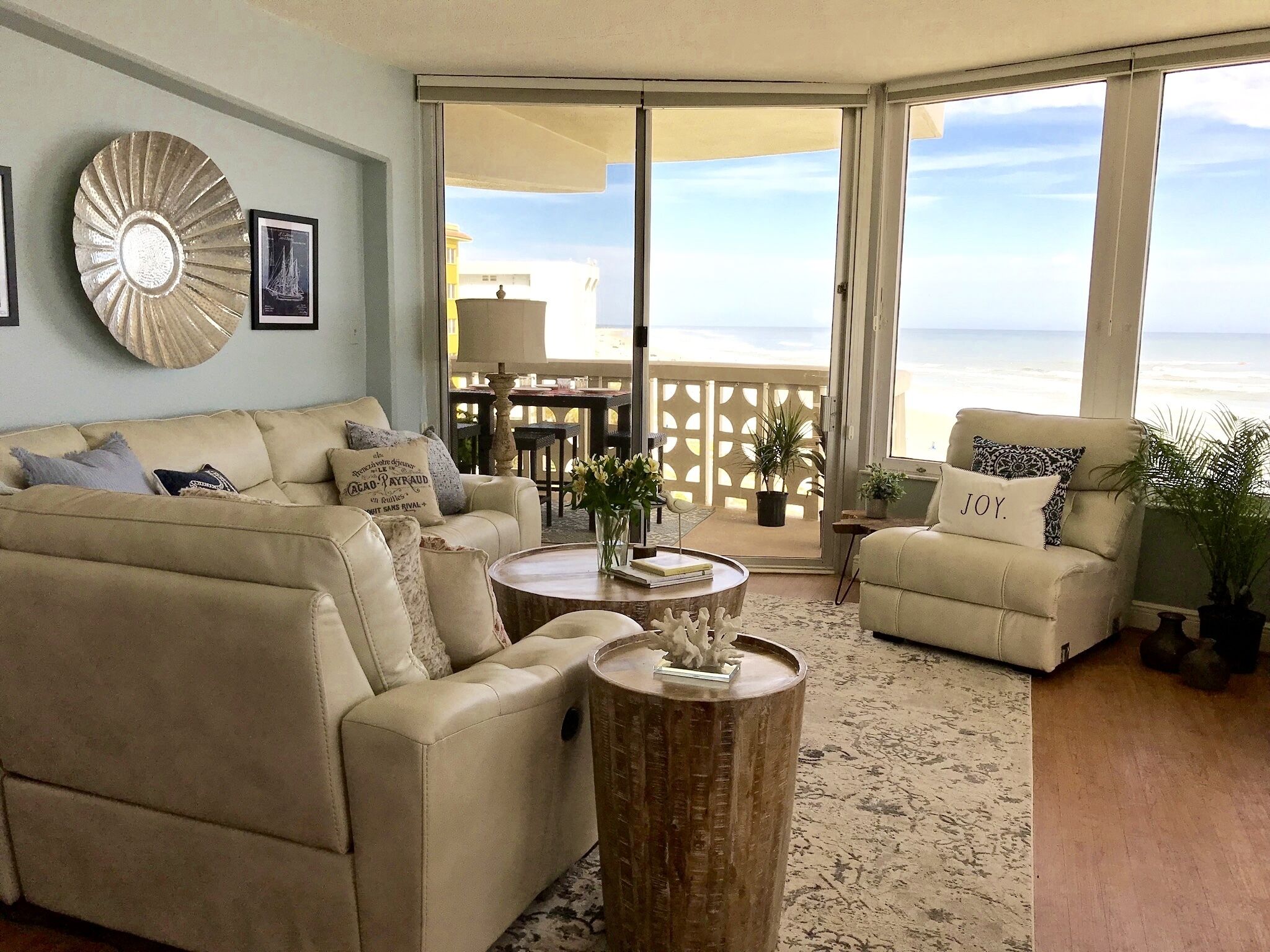 SPACIOUS END UNIT BEACHFRONT CONDO in New Smyrna Beach, FL