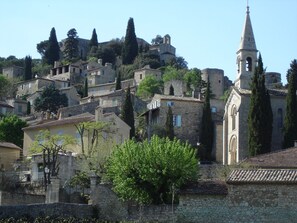 Exterior - Apart. in 18th century farmhouse with heated pool, near Pont du Gard (Montaren-Et-Saint-Médiers)