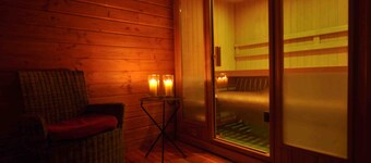 Sjarmerende hytte "Anglin" i feltet for brann Ris 160 hektar Spa Sauna