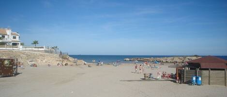 Vlak bij het strand