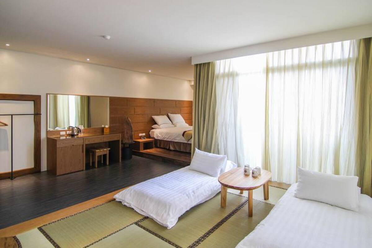 Elite Quadruple Room, 2 Double Beds, City View | View from room