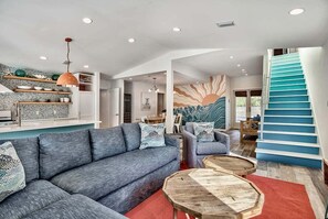 TV, DVD player - Sugar Shack - Beach House with Large Pool & Outdoor Space (Destin)