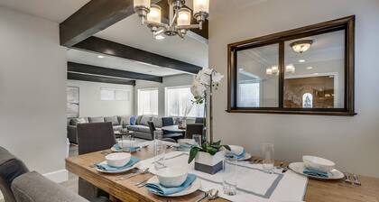 5 makuuhuoneen lisäksi parvihuone, 3 kylpy kotiin