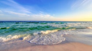On the beach