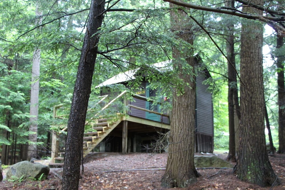 "Like a treehouse!" Adirondack Pet Friendly Cabin Suitable For 2 | Lake Access