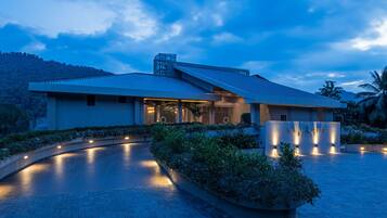 Front of property – evening/night