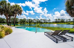 An infinity pool