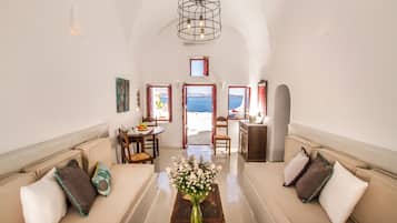 Fernseher, Bücher, Musikbibliothek, Stereoanlage