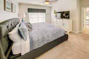 4 bedrooms, iron/ironing board, free WiFi, bed sheets