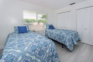 3 bedrooms, iron/ironing board, travel cot, WiFi