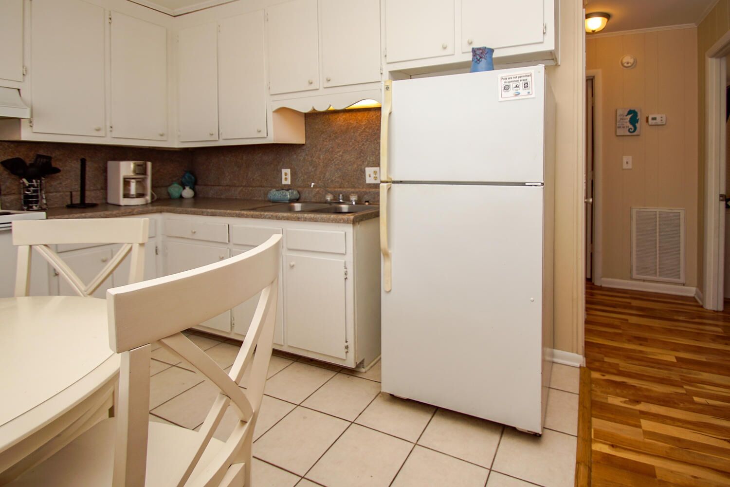 2 bedroom second row unit, across from beach, saltwater pool