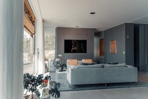 Smart TV, fireplace, video games, DVD player - Stockholm Archipelago Luxury Villa with Private Yacht Access (Saltsjö-boo)