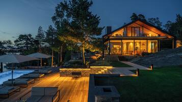 室外泳池、無邊際泳池