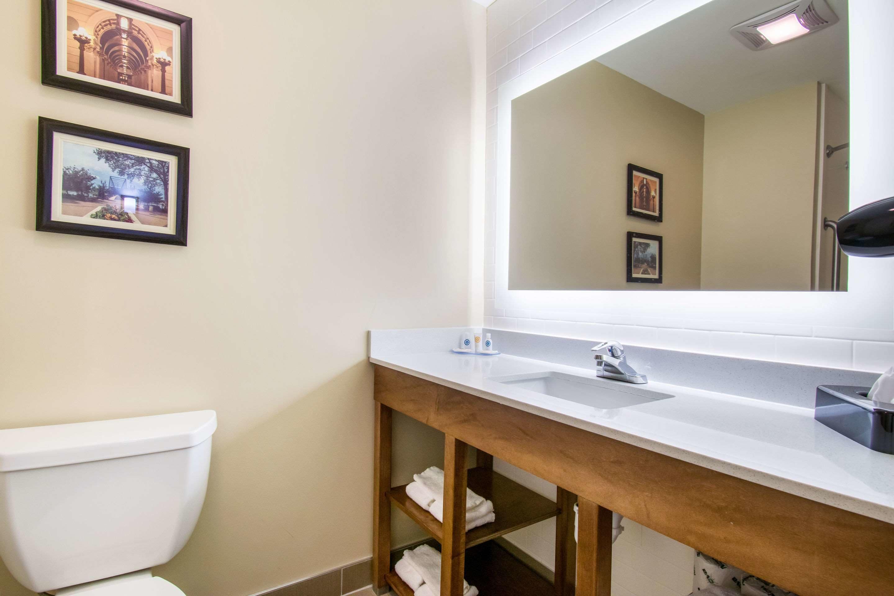 suite, multiple beds, non smoking | bathroom | hair dryer, towels