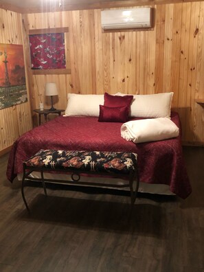 1 bedroom, memory-foam beds, iron/ironing board, WiFi