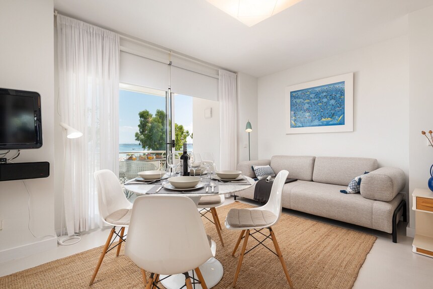 Charmant Appartement Op Het Strand Met Een Fantastisch Uitzicht In Puerto De Alcudia - Alcúdia
