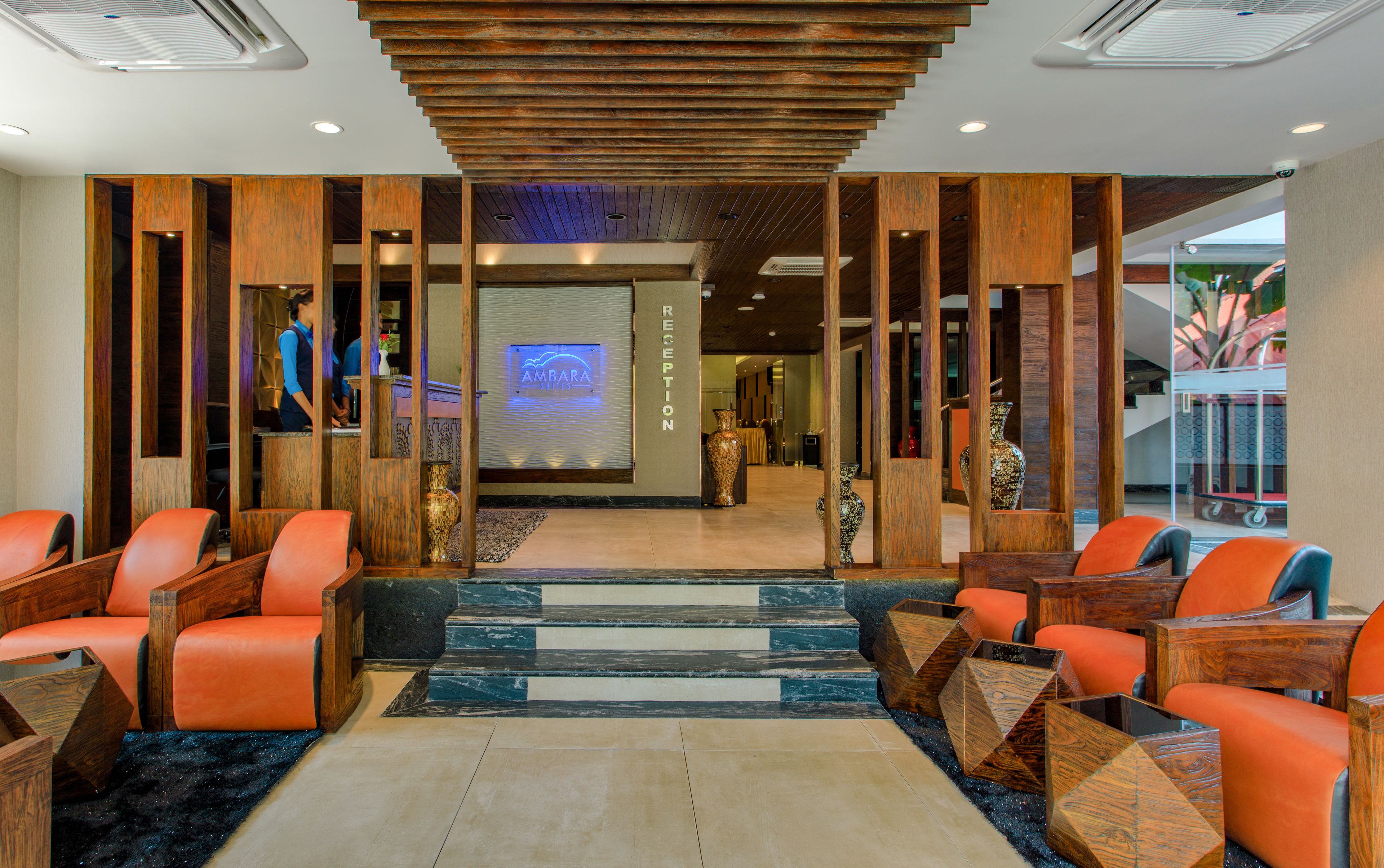 Lobby sitting area