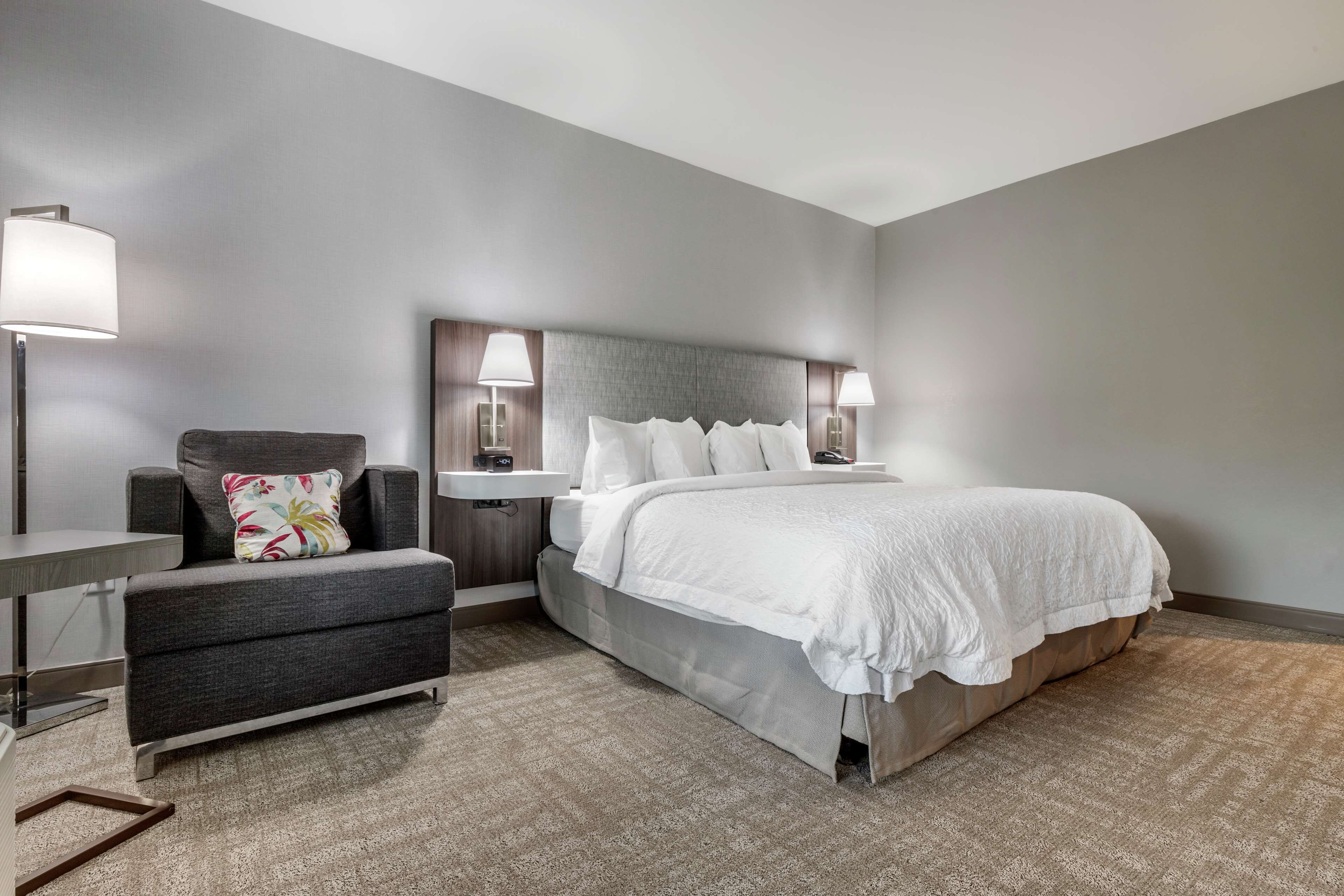 room, 1 king bed, accessible (roll-in shower) | in-room safe, desk, blackout curtains, iron/ironing board