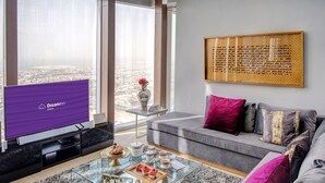 Living room - Dream Inn Dubai - 48 Burj Gate Penthouse (Dubai)