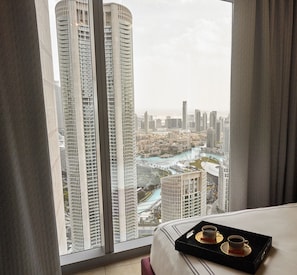 Premier Penthouse, 5 Bedrooms, City View | View from room - Dream Inn Dubai - 48 Burj Gate Penthouse (Dubai)