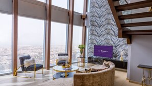 Living room - Dream Inn Dubai - 48 Burj Gate Penthouse (Dubai)