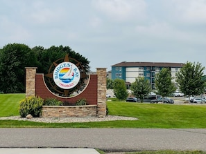 Exterior - Lakefront Okoboji Condo at Bridges Bay! Coronado Condo #100. Sleeps 10. (Arnolds Park)