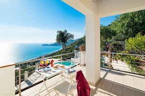 Villa, 4 Bedrooms | View from room - Villa Luce (Letojanni)
