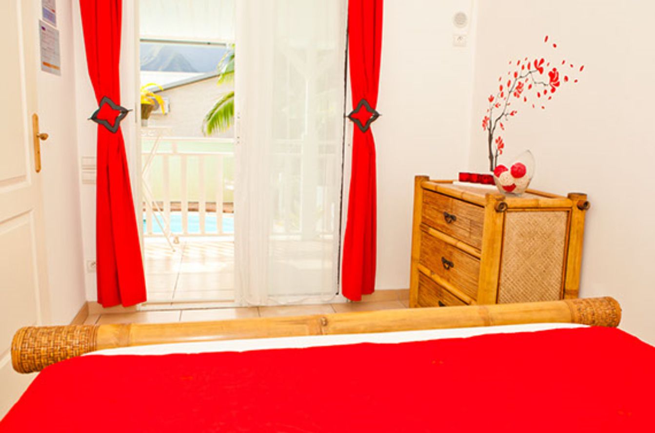 Chambre Double, non-fumeurs (Litchi) | 遮光カーテン、WiFi (無料)、ベッドシーツ