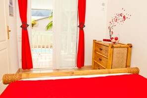 Chambre Double, non-fumeurs (Litchi) | Cortinas opacas, wifi gratis, ropa de cama