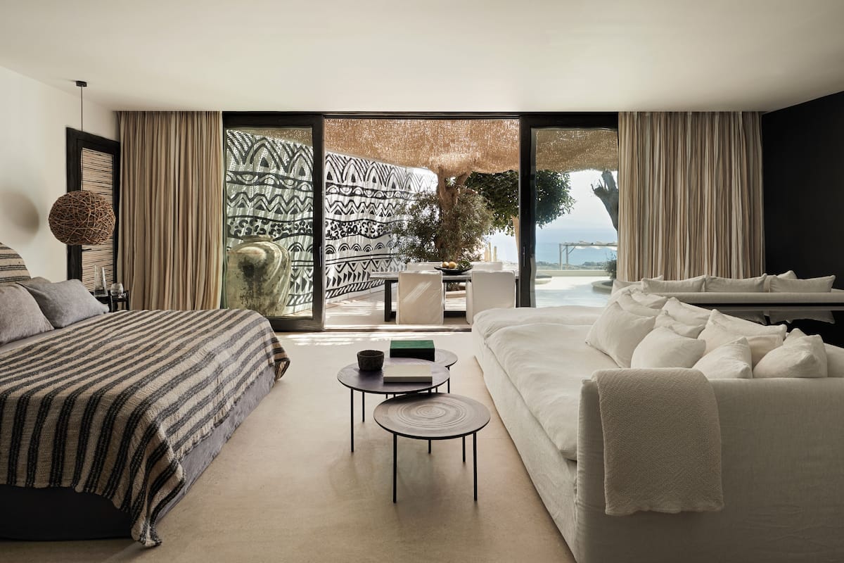Luxury Villa, 1 Bedroom, Private Pool, Sea View | 1 bedroom, premium bedding, pillow-top beds, minibar