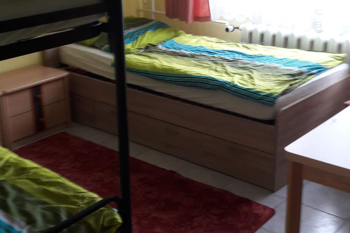 Minibar, desk, rollaway beds, free WiFi