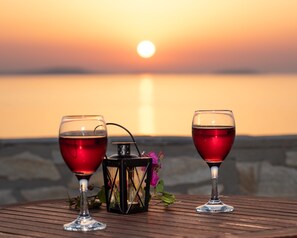 Junior Suite, Sea View | Terrace/patio - Iliada Suites - Adults only (Naxos)