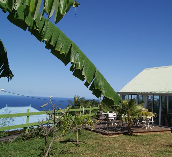 Blick von der Unterkunft