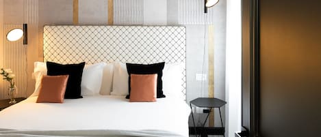 Luxury-Apartment, 1 Schlafzimmer | Schreibtisch, kostenloses WLAN, Bettwäsche