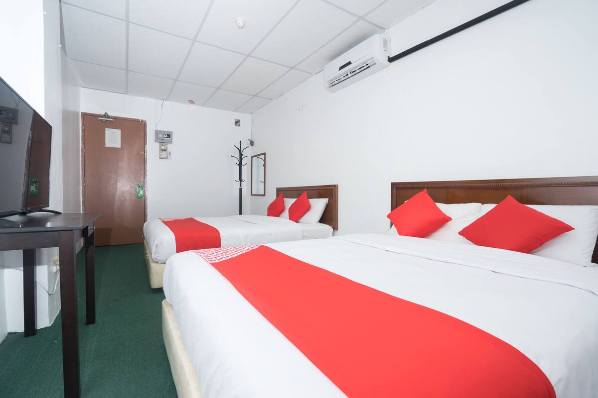 Family Suite, 2 Double Beds | Desk, free WiFi