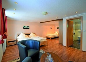 In-room safe, blackout curtains, free cots/infant beds, free WiFi