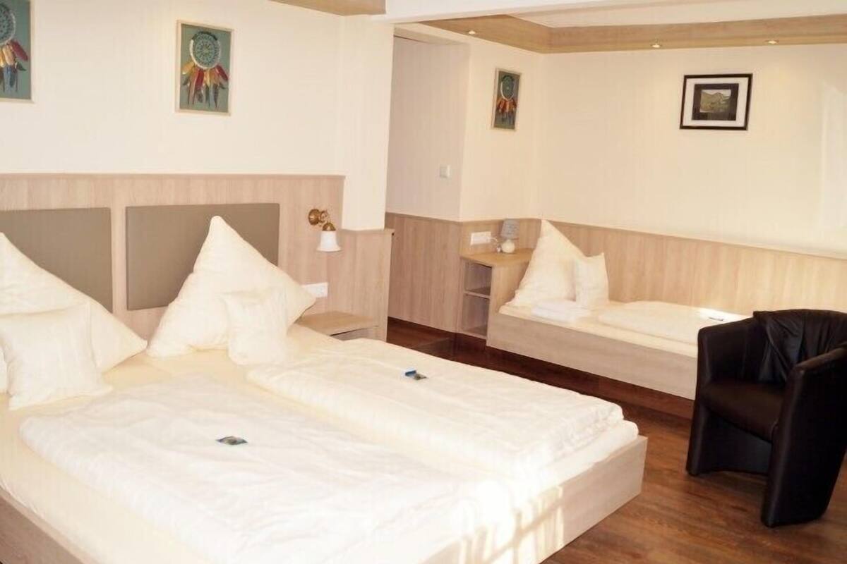 In-room safe, blackout curtains, free cots/infant beds, free WiFi
