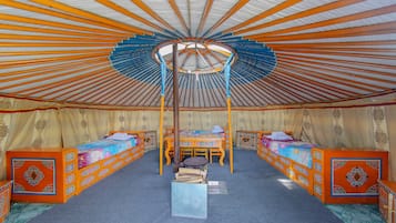 Standard Tent, Multiple Beds, Non Smoking, Lake View | Rollaway beds, free WiFi, bed sheets