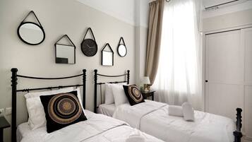 Leilighet – deluxe, 3 soverom, 2 bad | 3 soverom, sengetøy av topp kvalitet og safe på rommet