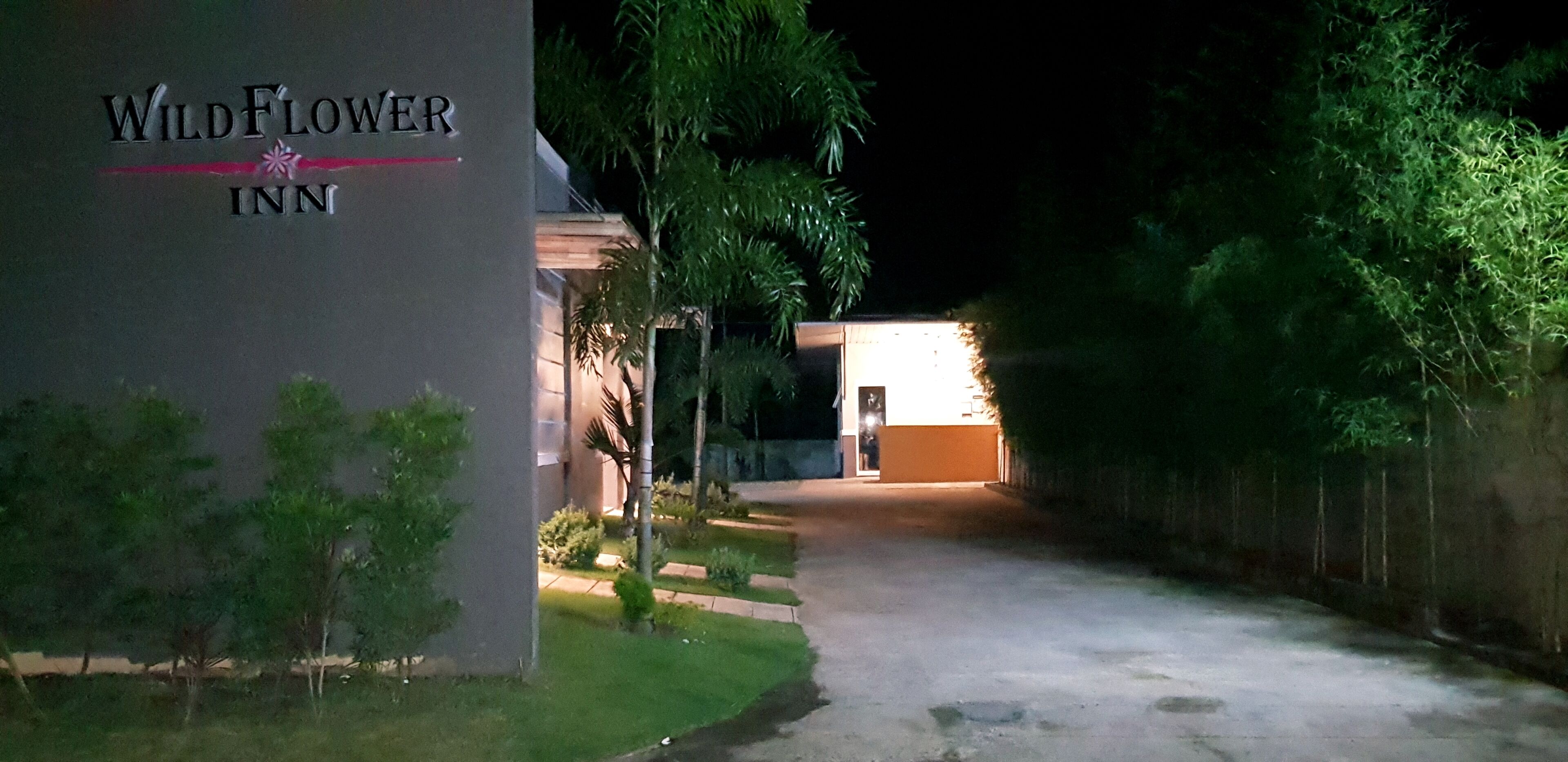 front of property – evening/night