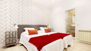 2 dormitorios, tabla de planchar con plancha, wifi y ropa de cama