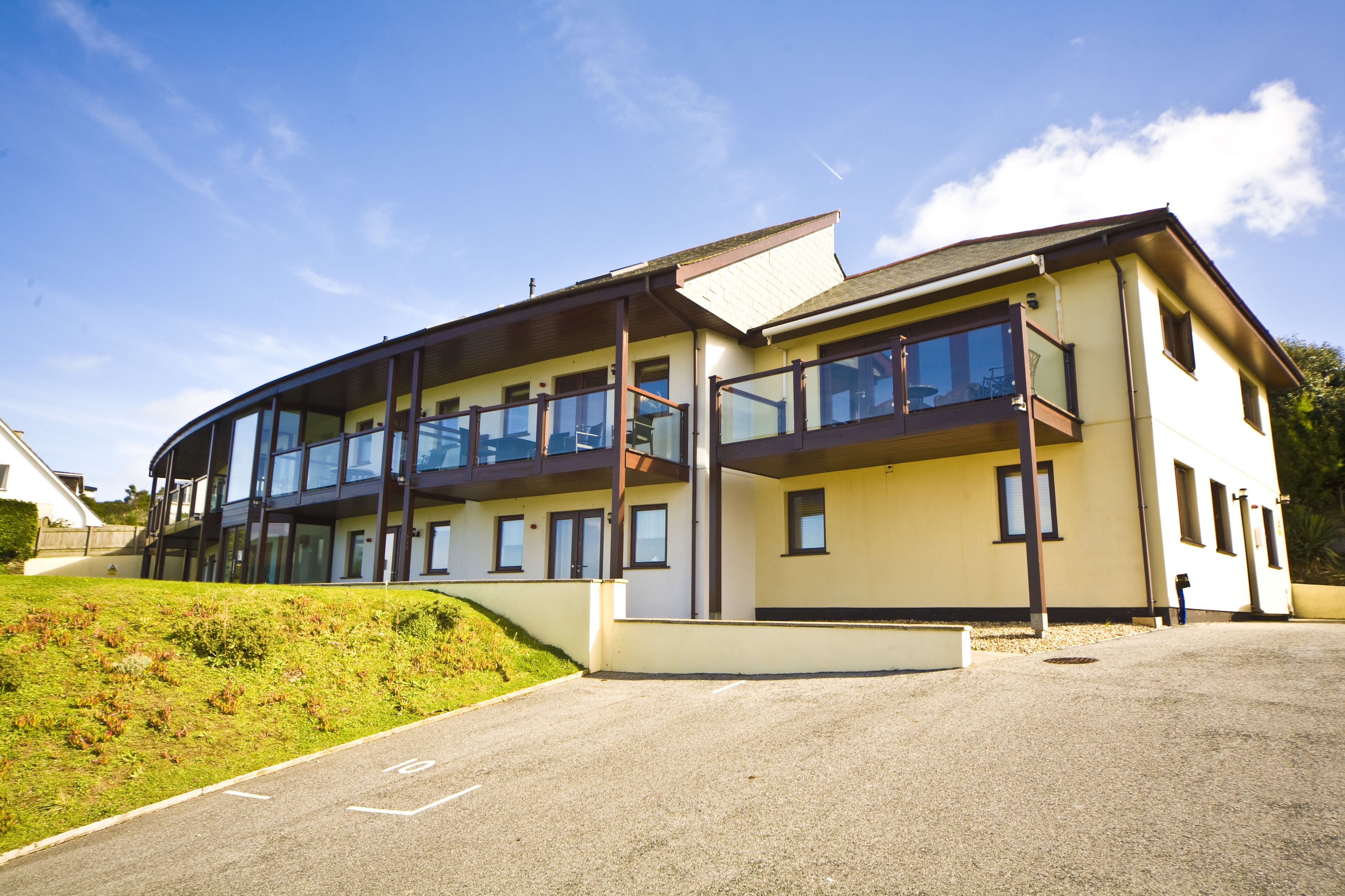 Fassade der Unterkunft
